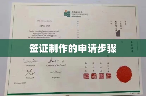 山阳签证制作的申请步骤